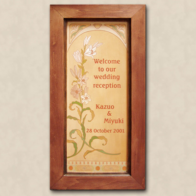 オーダーメイド商品 トールペイント メモリアルプレート